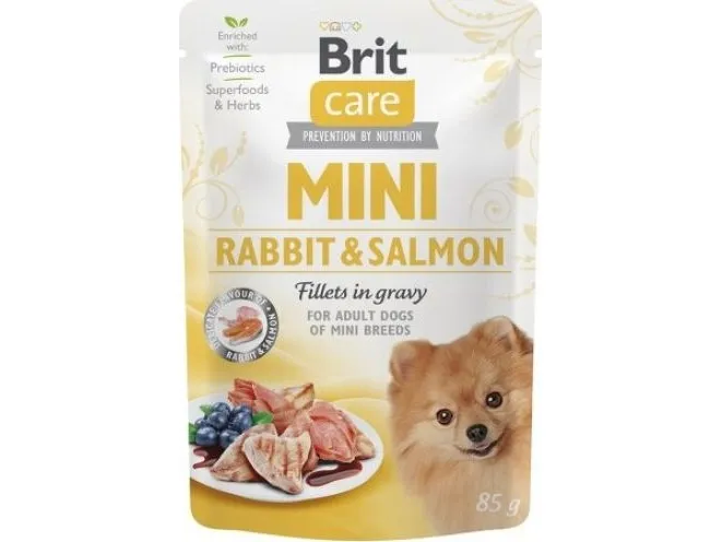 Alternativ bild 0 för Brit Care Mini Kanin & Lax i Sås 85 g