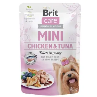 Produktfoto för Brit Care Mini Kyckling & Tonfisk i Sås 85 g