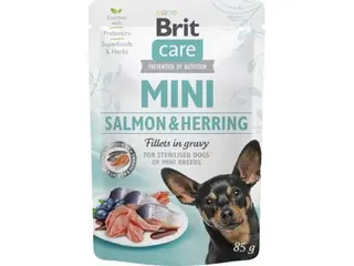 Produktfoto för Brit Care Mini Lax & Sill i Sås 85 g