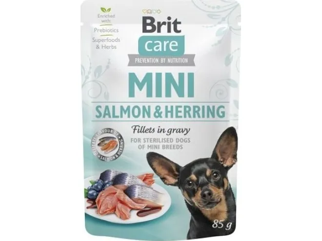 Alternativ bild 0 för Brit Care Mini Lax & Sill i Sås 85 g