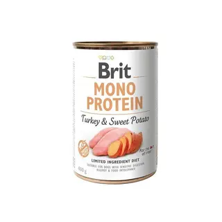 Produktfoto för Brit Mono Protein Turkey & Sweet Potato 400 g