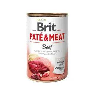 Produktfoto för Brit Paté & Meat Beef 400 g