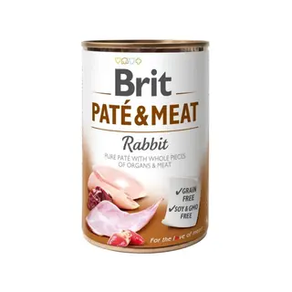 Produktfoto för Brit Paté & Meat Rabbit 400 g
