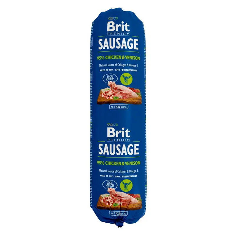 Alternativ bild 0 för Brit Premium by Nature Brit Premium Korv Kyckling & Vilt 800 g