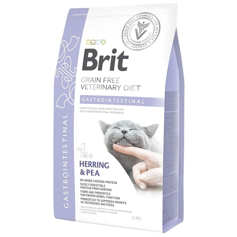 Bild 1 för Brit Veterinary Diet Cat Gastrointestinal Grain Free Herring & Pea (2 kg)