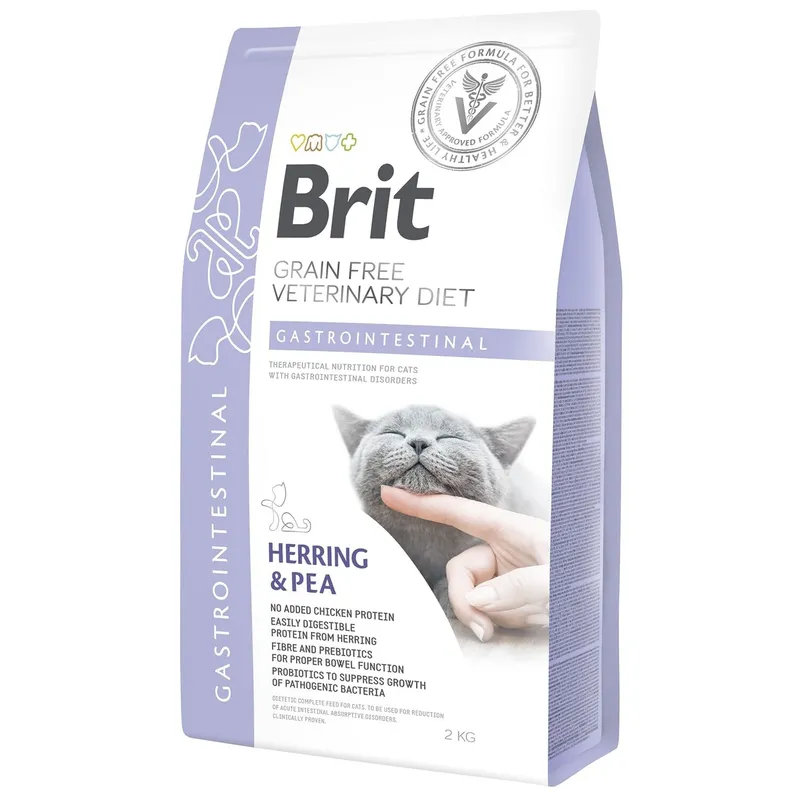 Bild 2 för Brit Veterinary Diet Cat Gastrointestinal Grain Free Herring & Pea (2 kg)