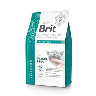 Produktfoto för Brit Veterinary Diet Cat Grain Free Sterilised Salmon & Pea (2  kg)