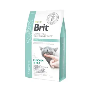 Produktfoto för Brit Veterinary Diet Cat Struvite Grain Free Chicken & Pea (2 kg)