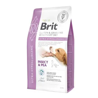 Produktfoto för Brit Veterinary Diet Dog Grain Free Ultra-Hypoallergenic Insect & Pea (2 kg)