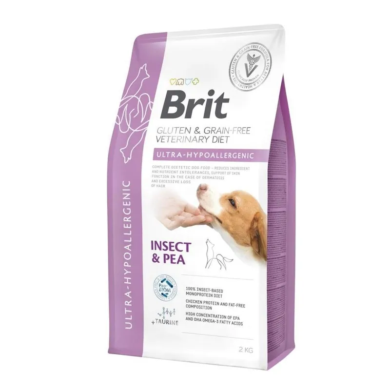Alternativ bild 0 för Brit Veterinary Diet Dog Grain Free Ultra-Hypoallergenic Insect & Pea (2 kg)