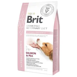 Produktfoto för Brit Veterinary Diet Dog Hypoallergenic Grain Free Salmon & Pea (2 kg)