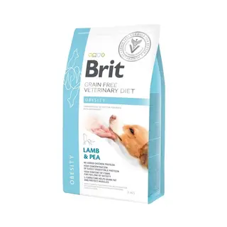 Produktfoto för Brit Veterinary Diet Dog Obesity Grain Free Lamb & Pea (2 kg)