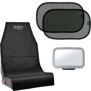 Produktfoto för Britax tillbehörspaket bil (spegel, spark- & solskydd)