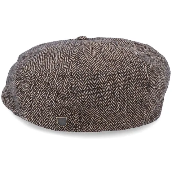 Bild 2 för Brixton - Brun flatcap Keps - Brood Brown/Khaki Snap Cap @ Hatstore