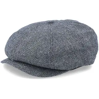 Produktfoto för Brixton - Grå flatcap Keps - Brood Grey/Black Snap Cap @ Hatstore