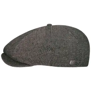 Produktfoto för Brixton - Grå flatcap Keps - Brood Grey/Black Snap Cap @ Hatstore