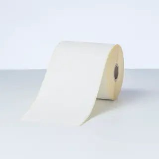 Produktfoto för Brother BDE-1J000102-102 Self-adhesive white Roll (10.2 cm x 58 m)