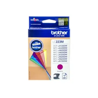 Produktfoto för Brother Bläckpatron LC-223M, magenta