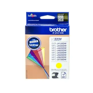 Produktfoto för Brother Bläckpatron LC-223Y, gul