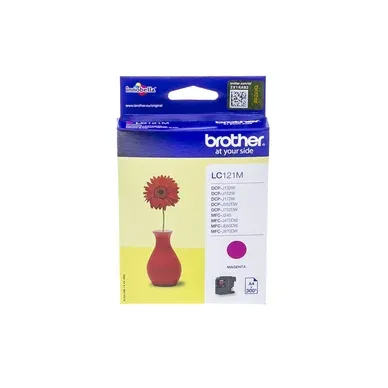 Alternativ bild 0 för Brother Bläckpatron, LC121 M, LC-121M, Innobella™, magenta, singelförpackning