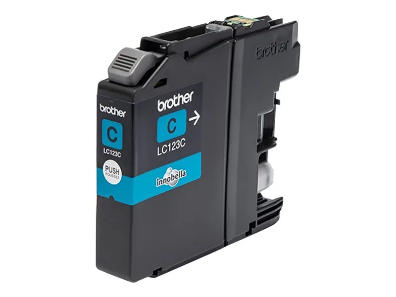 Alternativ bild 0 för Brother Bläckpatron, LC123 C, LC-123C, Innobella™, cyan, singelförpackning, hög kapacitet