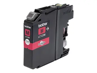 Produktfoto för Brother Bläckpatron, LC123 M, LC-123M, Innobella™, magenta, singelförpackning