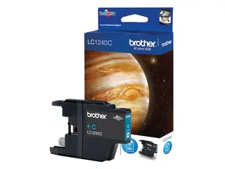 Produktfoto för Brother Bläckpatron, LC1240 C, LC-1240C, Innobella™, cyan, singelförpackning