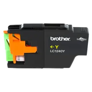 Produktfoto för Brother Bläckpatron, LC1240 Y, LC-1240Y, Innobella™, gul, singelförpackning
