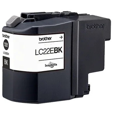 Alternativ bild 0 för Brother Bläckpatron LC22EBK Svart