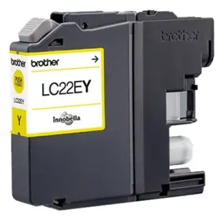 Produktfoto för Brother Bläckpatron LC22EY Gul
