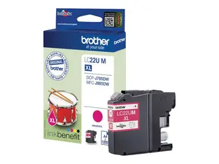 Produktfoto för Brother Bläckpatron LC22UM Magenta