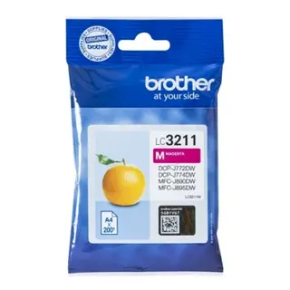 Produktfoto för Brother Bläckpatron LC3211 Magenta