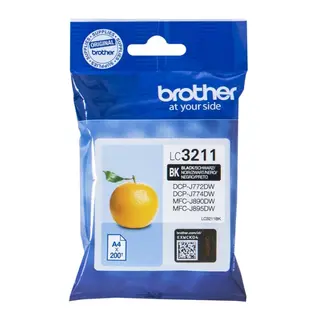 Produktfoto för Brother Bläckpatron LC3211BK Svart