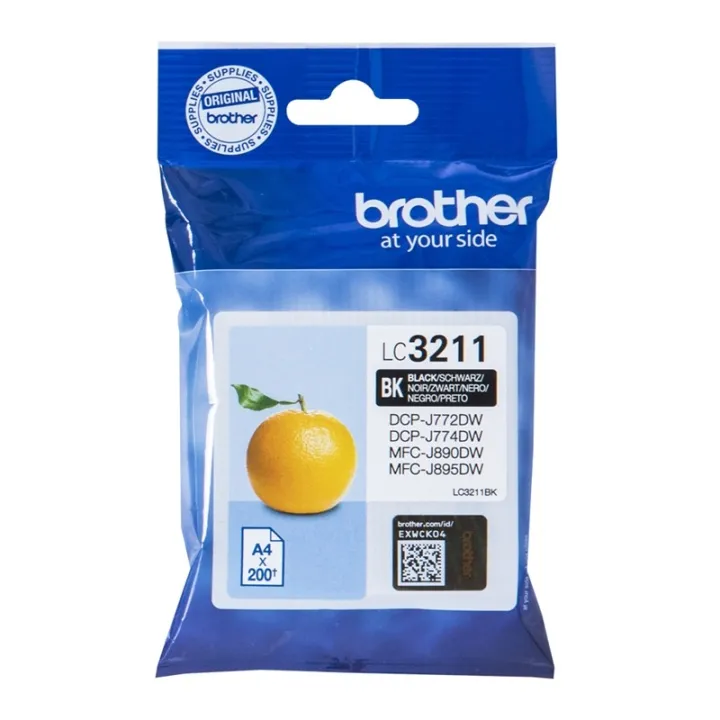 Alternativ bild 0 för Brother Bläckpatron LC3211BK Svart