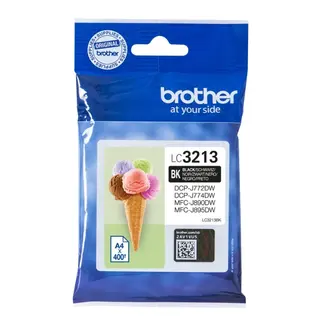 Produktfoto för Brother Bläckpatron LC3213BK Svart