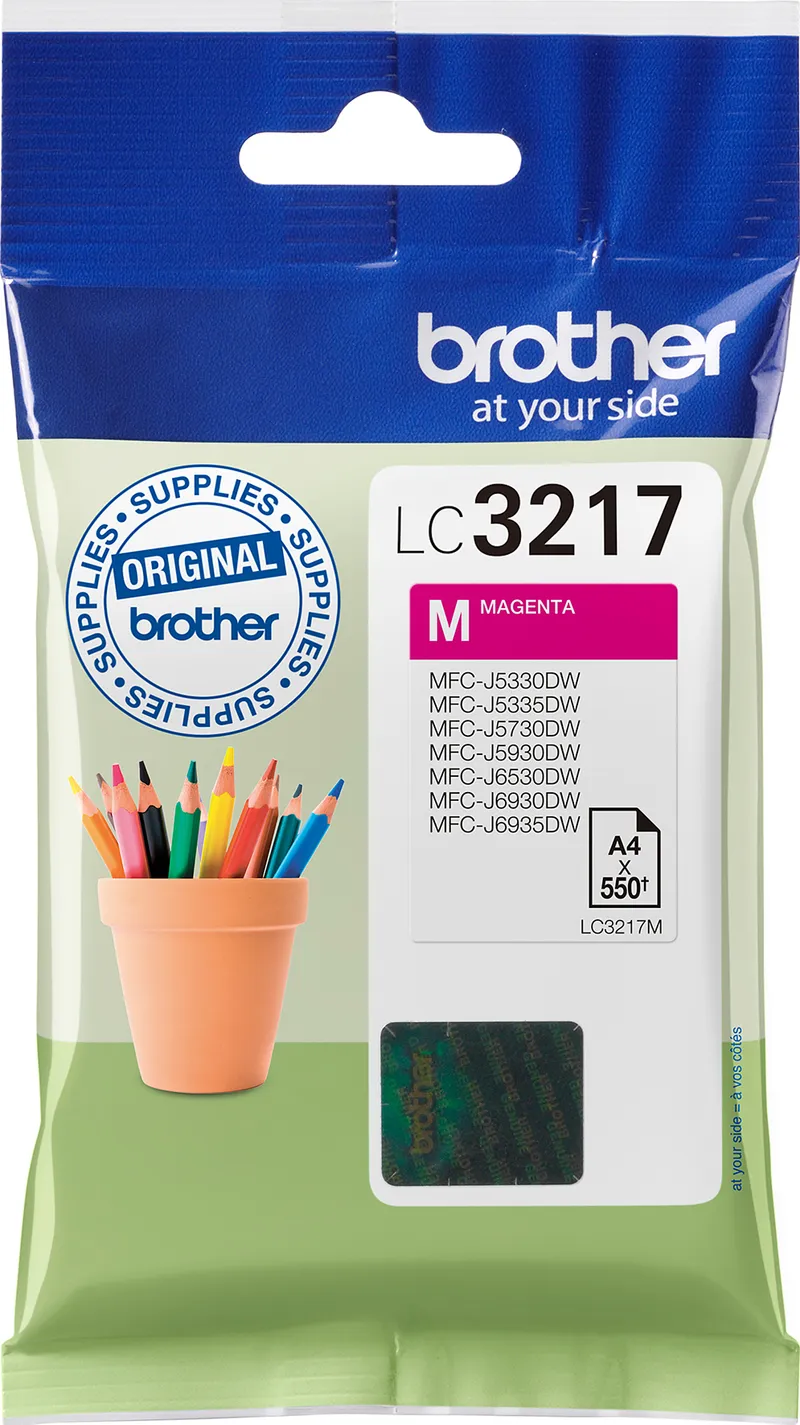 Alternativ bild 0 för Brother Bläckpatron LC3217M Magenta
