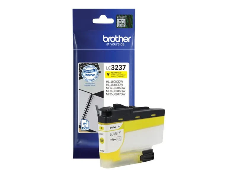Alternativ bild 0 för Brother Bläckpatron LC3237Y Gul