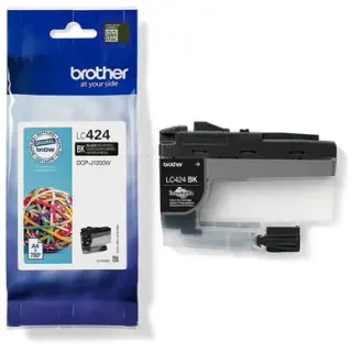 Produktfoto för Brother Bläckpatron LC424BK svart