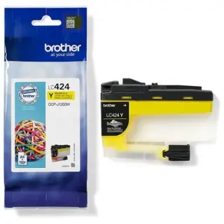 Produktfoto för Brother Bläckpatron LC424Y gul