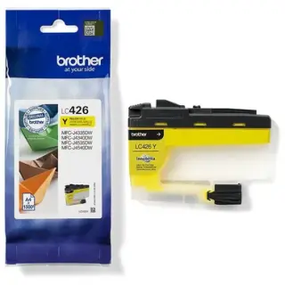 Produktfoto för Brother Bläckpatron LC426Y 1,5K Gul