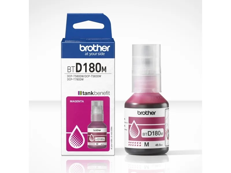 Alternativ bild 0 för Brother BTD180M - Magenta - original - bläckrefill - för Brother DCP-T580DW