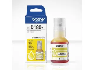 Produktfoto för Brother BTD180Y - Gul - Original - Bläckpåfyllning - för Brother DCP-T580DW