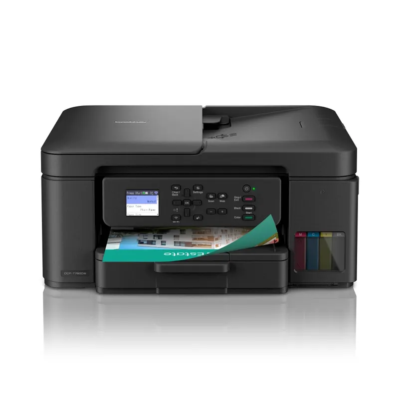 Bild 1 för Brother DCP-T780DW, Inkjet, Färgutskrift, 1200 x 6000 dpi, Färgkopiering, A4, Svart