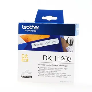 Produktfoto för Brother Etikett DK11203 17x87 mm