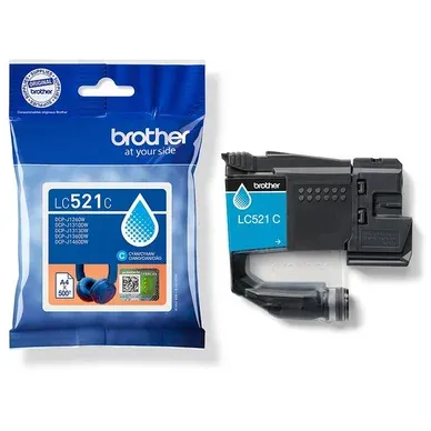 Alternativ bild 0 för Brother LC-521 Bläckpatron cyan