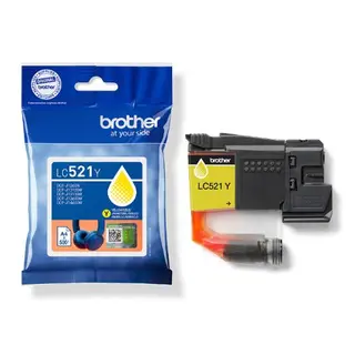 Produktfoto för Brother LC-521 Bläckpatron gul