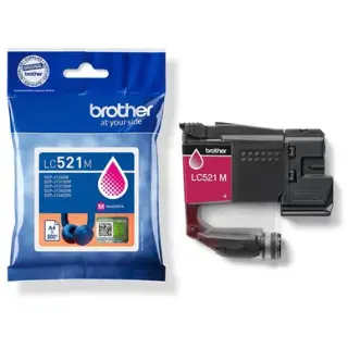 Produktfoto för Brother LC-521 Bläckpatron magenta