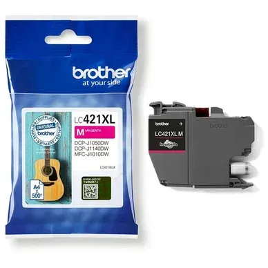 Alternativ bild 0 för Brother LC421XLM - Lång livslängd - magenta - original - bläckpatron - för Brother DCP-J1140DW, DCP-J1800DW, MFC-J1010DW, MFC-J1012DW