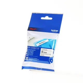 Produktfoto för Brother Tape MK221 9mm svart på vit