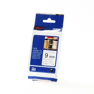 Produktfoto för Brother Tape TZEN221 9mm svart på vit